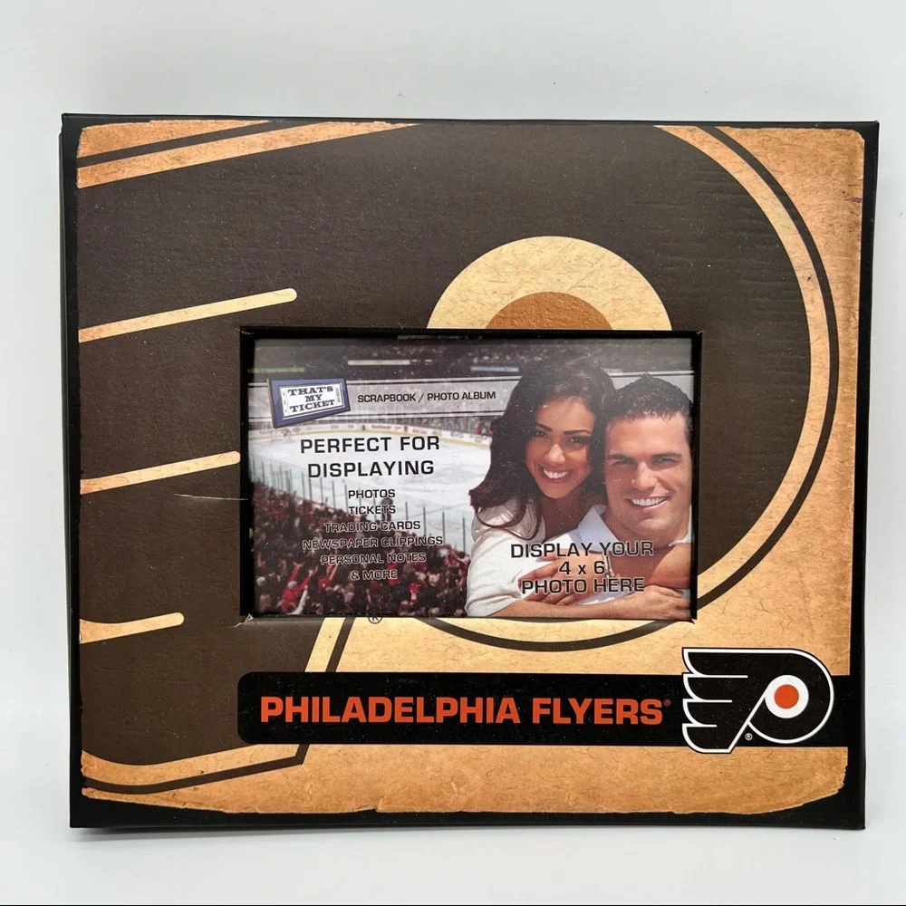Philadelphia Flyers Scrapbook Photo Album Ticket Memory Book